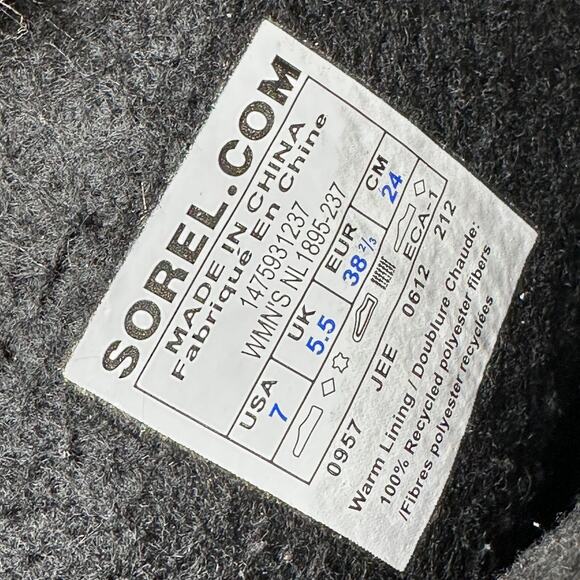 Sorel Boots Womens 7 Brown Cate of Alexandria 8 Faux Fur Waterproof Winter RARE - Picture 8 of 13